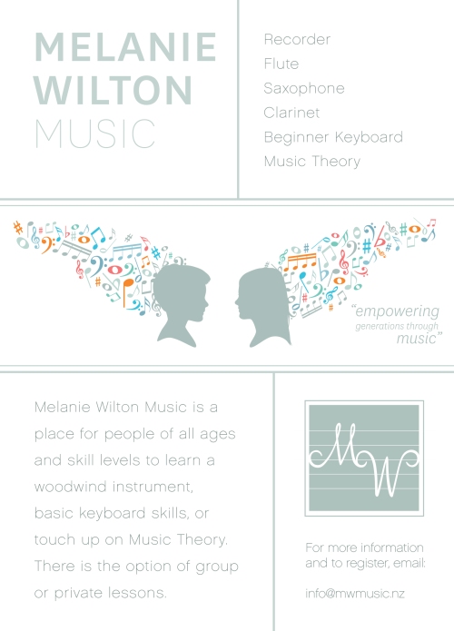 Melanie Wilton Music Flyer2
